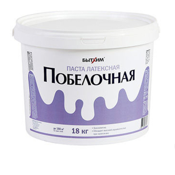 Паста латексная побелочная 1,7кг Ecoline