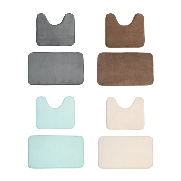 Коврик для ванной 750*450/450*400мм Коралл микрофибра Vетта