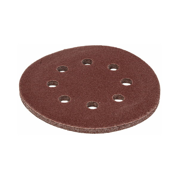 Круг абразивный перфорированный Р36 125мм на ворсовой подложке под липучку WILLMARK
