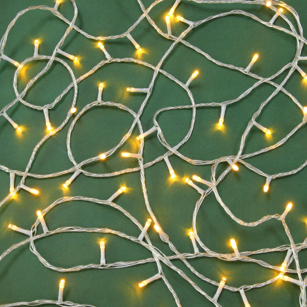 СНОУ БУМ Гирлянда эл. вьюн улич, 30м, 200LED, шампань, 8 реж, ПВХ проз, коннект, IP54, 220В (24В)