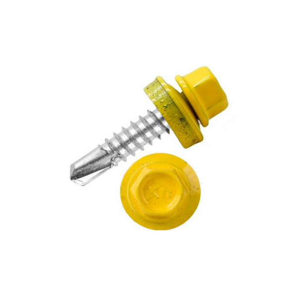 Саморез кровельный 5,5*19 RAL1018 желтый