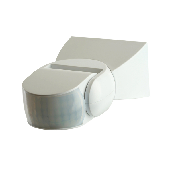 Датчик движения инфракрасный настенный 1200Вт до 12м 180гр IP65 белый SEN18 Feron