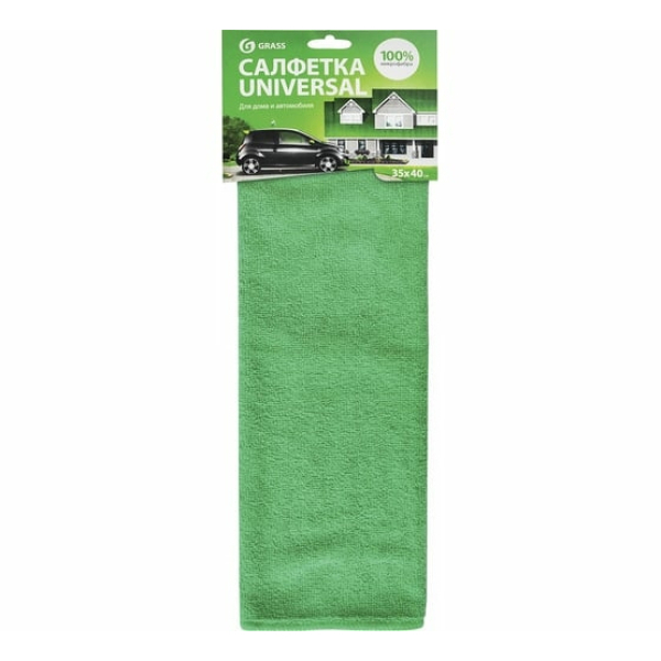 Салфетка универсальная микрофибра 350*400мм 320г/м Grass