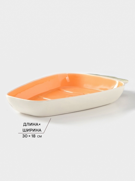 Форма для запекания, 30×18×4 см, керамика, Иран