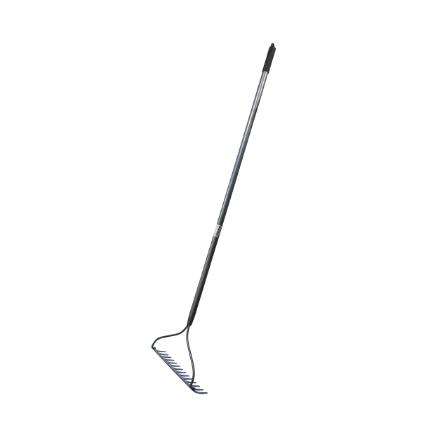 Грабли 14-зубые усиленные. прямые с металлическим черенком Дед Банзай