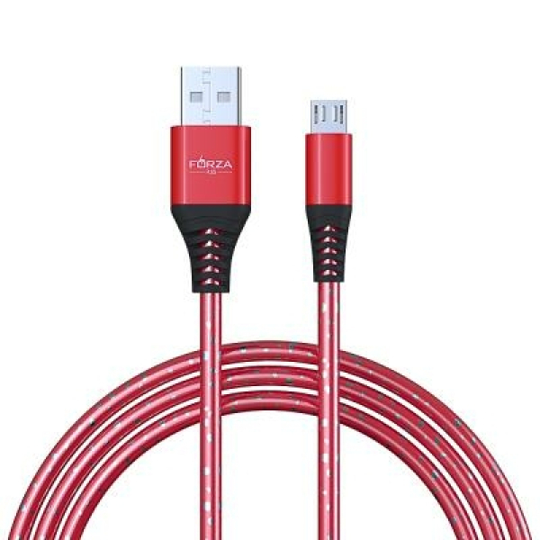 FORZA Кабель для зарядки Звёздное небо Micro USB, 1м, 2А, 4 цвета, пакет