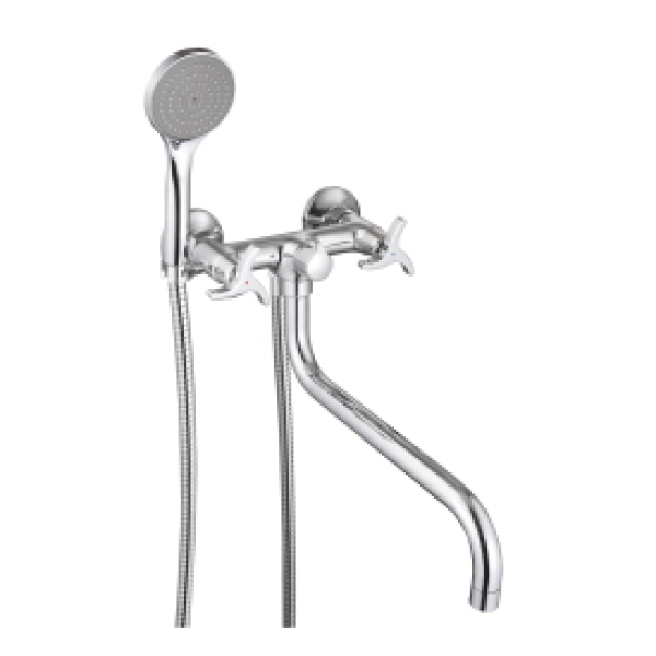 Смеситель для ванны маховик длинный излив КС 60074263 Казань