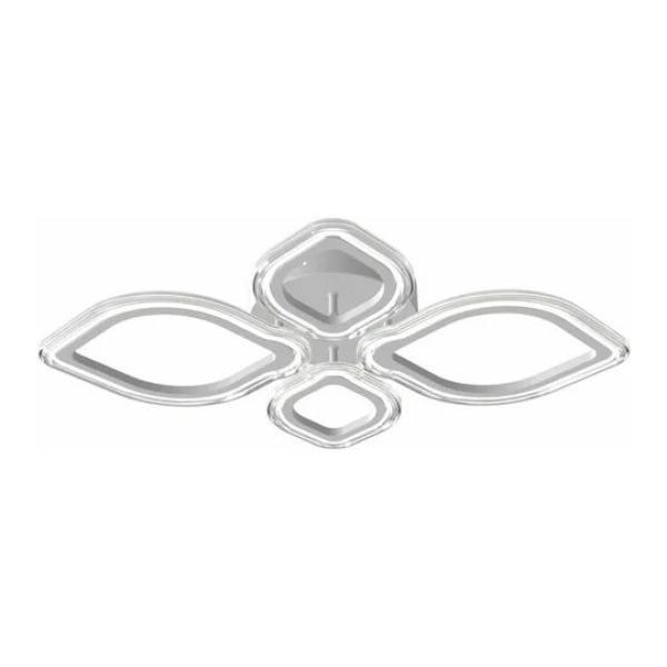 Люстра светодиодная 68W 3000-6000K MP61860/2+2 WH DIMMER ПДУ Атмосфера уюта
