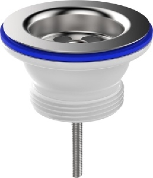 Выпуск для раковины 1-1/2" с нерж.сеткой NV112-65-MR AQUANT