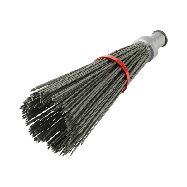 Метла синтетическая круглая без черенка