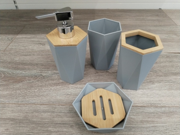 Набор для ванной комнаты 4 предмета 8224