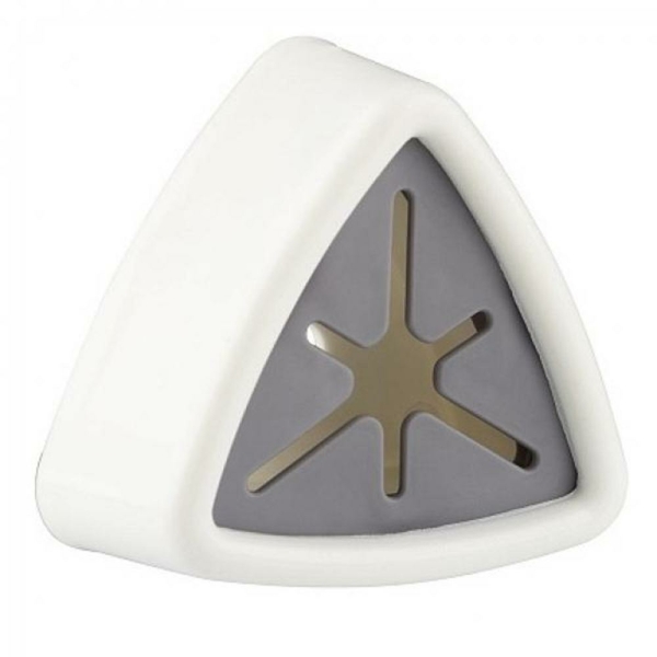 Полотенцедержатель самаклеющийся белый Объемный треугольник Рыжий Кот