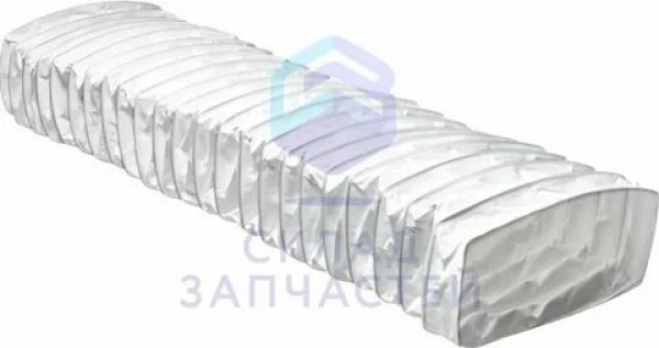 Воздуховод гибкий армированный ПВХ 60*204мм / 1 метр ЭРА