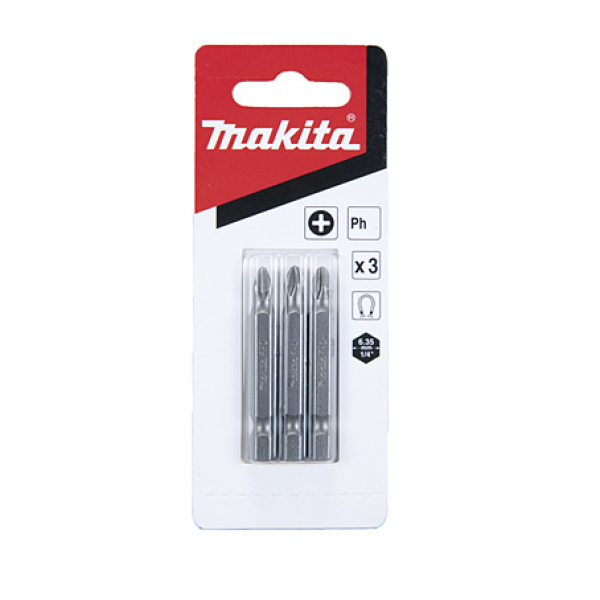 Бита PH1/PH2/PH3*50мм 3шт Makita