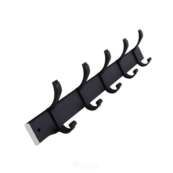 Крючки на планке раздвижные Black 5шт D123-5