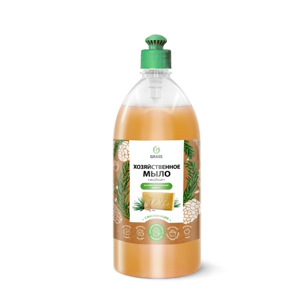 Мыло жидкое хозяйственное Grass 1000мл Кедр