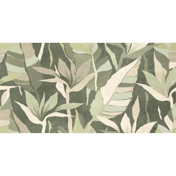 Доминика 300*600 плитка настенная зеленая тропики GlobalTile 1/9