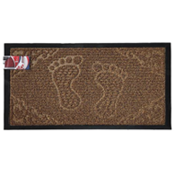 Коврик придверный BAIZHENG 50*80 (Welcome) хаки