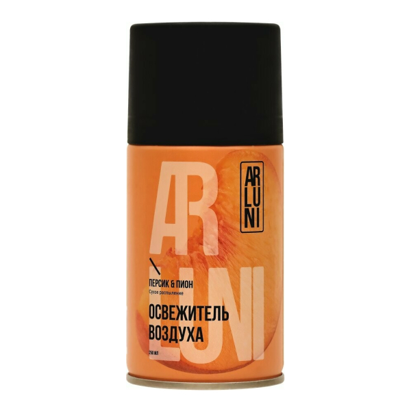 Освежитель воздуха Arluni Персик и пион 250мл сменный баллон