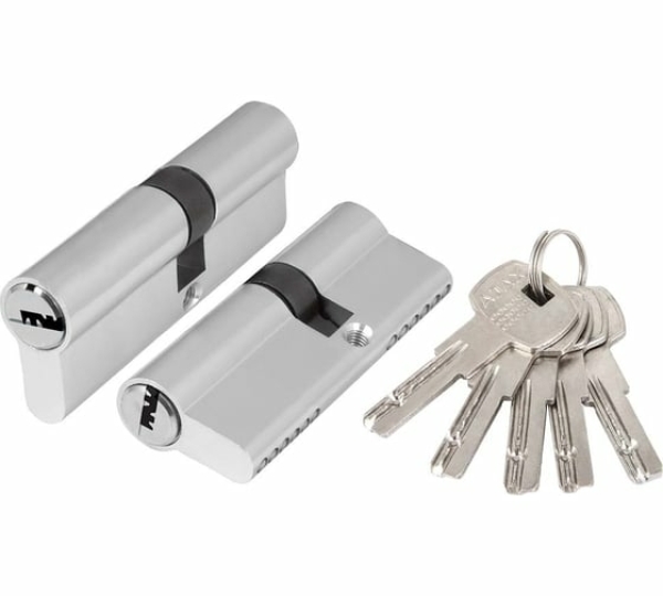 Цилиндровый механизм AS2000Key90 40+10+40 CP хром Ajax