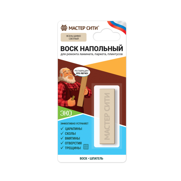 Воск напольный Ясень шимо светлый 301