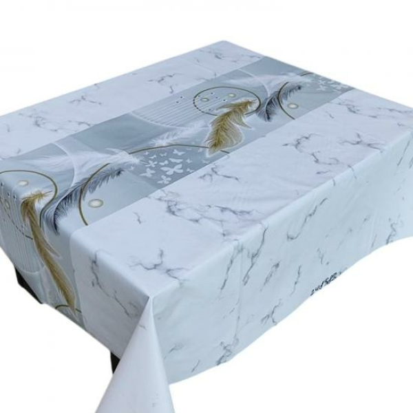 Клеенка ПВХ тканевая основа 1,37*20 м 0,2 мм рис BZ-218-3 Aosta Baizheng