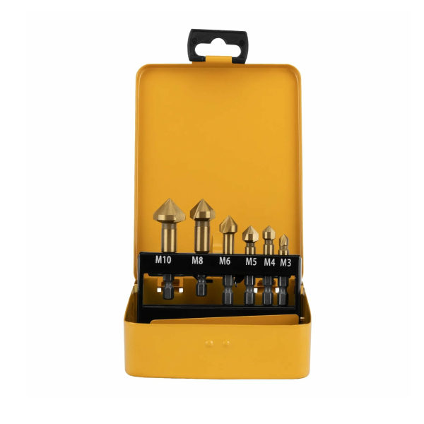 Набор зенковок М3-М10 6 шт Denzel