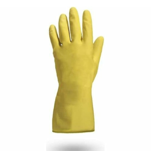 Перчатки латексные с хлопковым напылением р.9