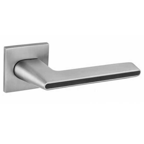 Ручка дверная золото мат.сатин/черный  Романо INAL 556-03 slim PUERTO