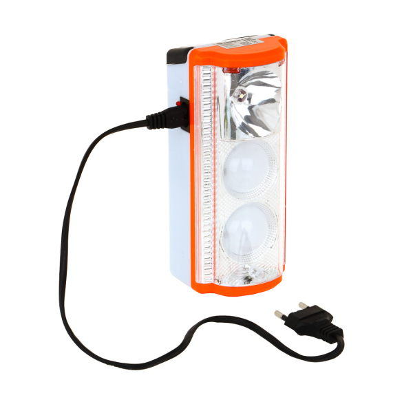 ЕРМАК Фонарь аккумуляторный переносной, пластик, 28+1LED, 16х6,2х7 см