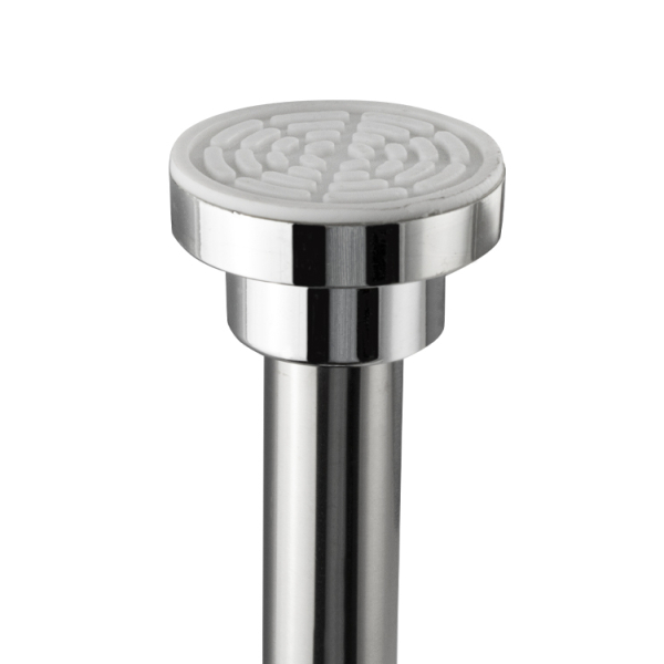 Карниз для ванной 110-200см нерж.сталь хром 8007 BAIZHENG