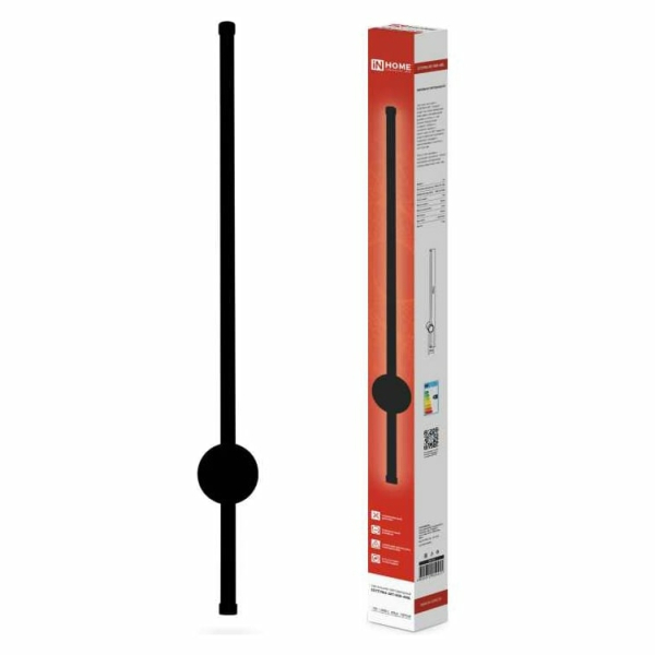 Светильник св/д черный 15Вт 4000К 1050Лм ESTETIKA ART-80B-40BL d 800*60*98мм IN HOME