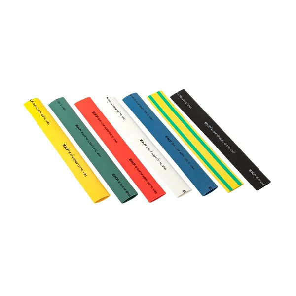 Трубка термоусаживаемая 8/4 ТУТ EKF (набор 7 цветов по 3шт)