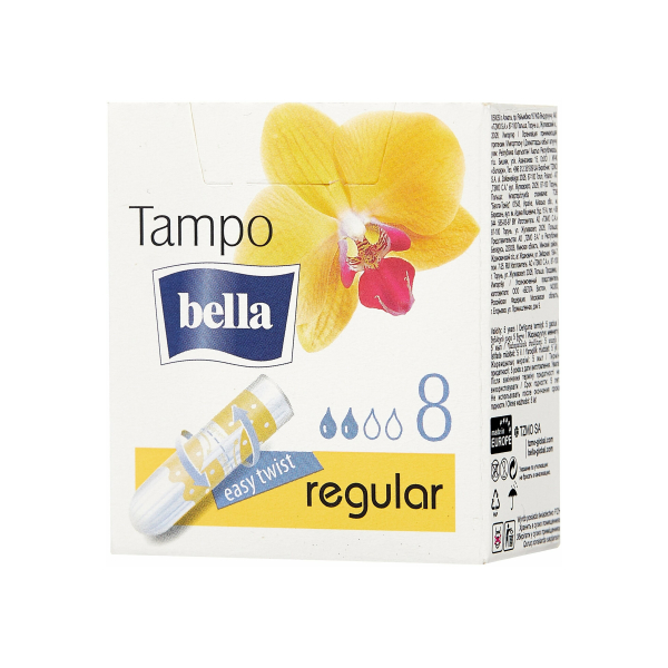 Тампоны Bella Premium Comfort Regular Easy Twist, 8 шт.