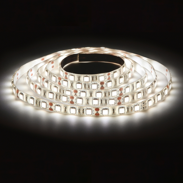 Лента св/д СОВ 60LED/м 14,4Вт/м 12В  IP65 2700K (5 метров) 12 Вт ЭРА