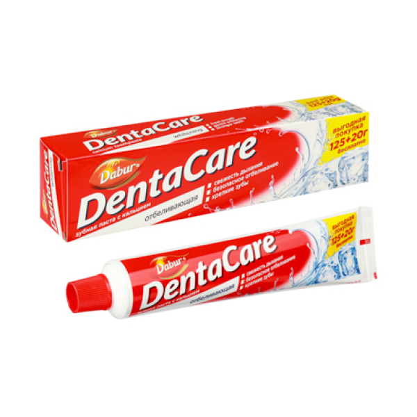 Зубная паста Dabur Denta Care с экстрактом трав/отбеливающая 145гр