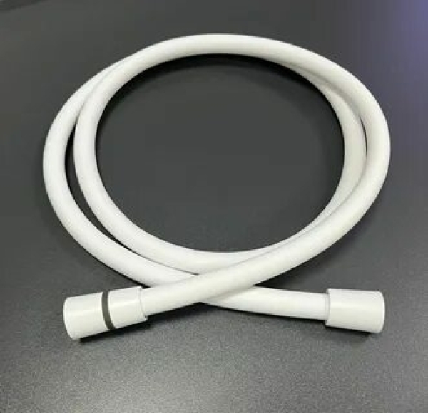 Шланг для душа 150см силиконовый белый DIKALAN