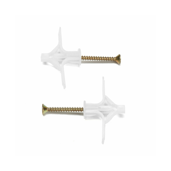 Дюбель-бабочка 30*50мм с шурупом 25шт Тундра