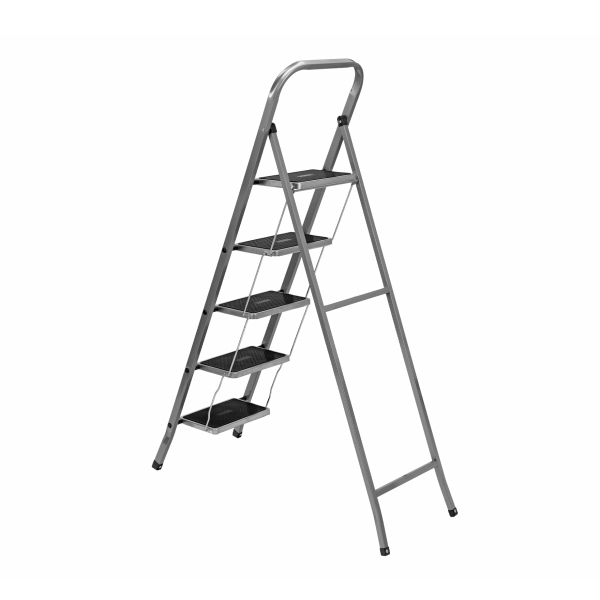 Стремянка сталь 5 ступени широкие Сибртех