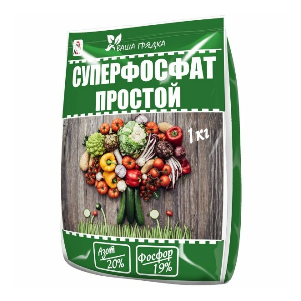 Удобрение минеральное 1кг Суперфосфат Вика
