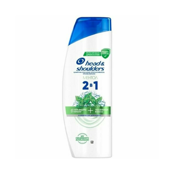 Шампунь для волос Head&Shoulders Ментол 2в1 360мл