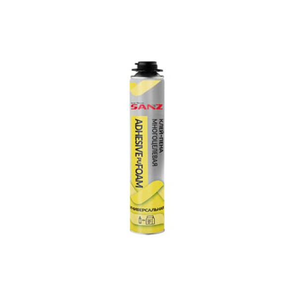 Клей-пена SANZ PU FOAM ADHESIVE многоцелевая 800 г