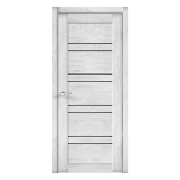 Ясень серебряный ЛИНИЯ 8 со стеклом экошпон 600 VellDoris