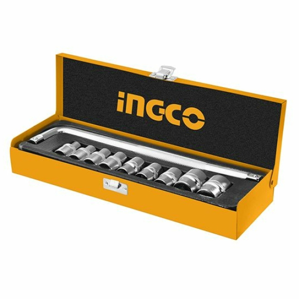Набор торцевых головок 1/2 вороток 10-24мм HKTS12101 INGCO