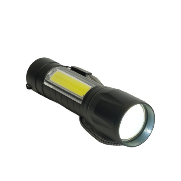 Фонарь ручной  1LED 3Вт 3 режима аккумулятор 3,7V 2000mAh/Li-ion USB ZOOM TH2408 Feron