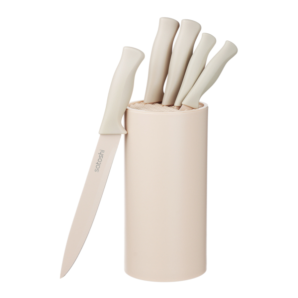 SATOSHI Тулуза Набор ножей кухонных 6пр, на подставке
