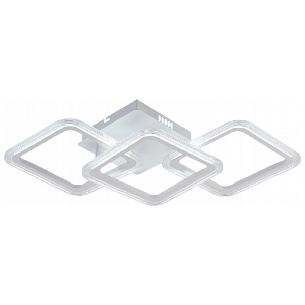 Люстра светодиодная 78W 3000-6000K DIMMER ПДУ 61862/3 WH  Атмосфера уюта