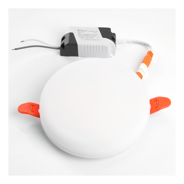 Светильник св/д встр 12Вт 6400К 1120Лм регулируемый диаметр 70-110мм AL509 Feron