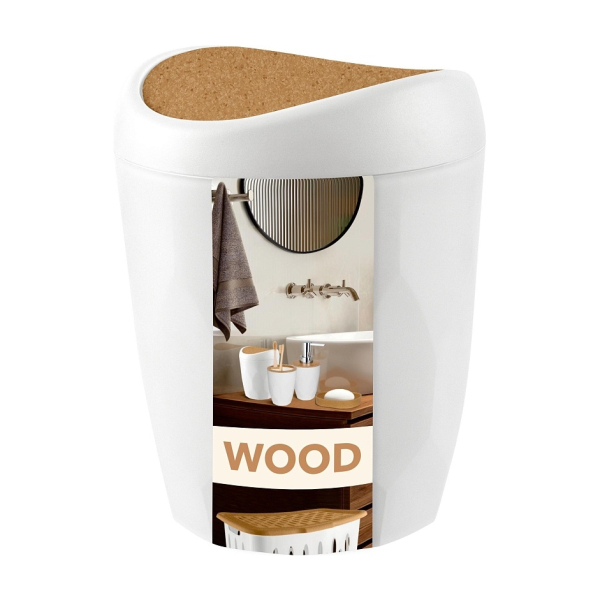 Ведро для мусора 1 л. Wood Keeplex