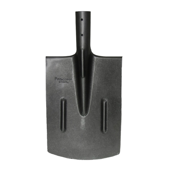 Лопата штыковая 215*310мм с ребрами жесткости без черенка Дед Банзай